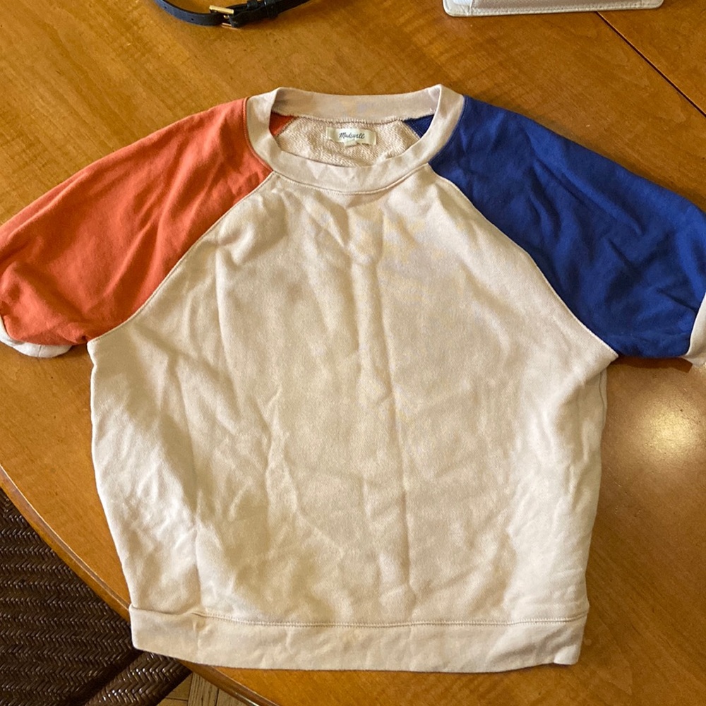 Madewell Short sleeved sweatshirt top